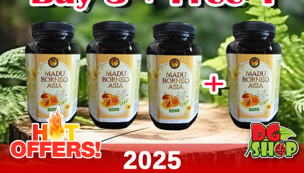 Promo Hot Sales 2025 Madu Borneo Asia DGShop2U Pra Ramadhan